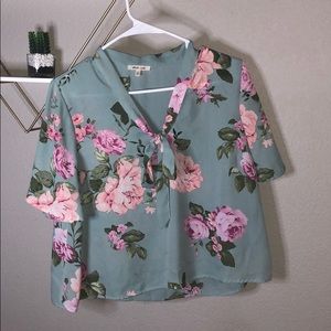 A Blue Flower Blouse